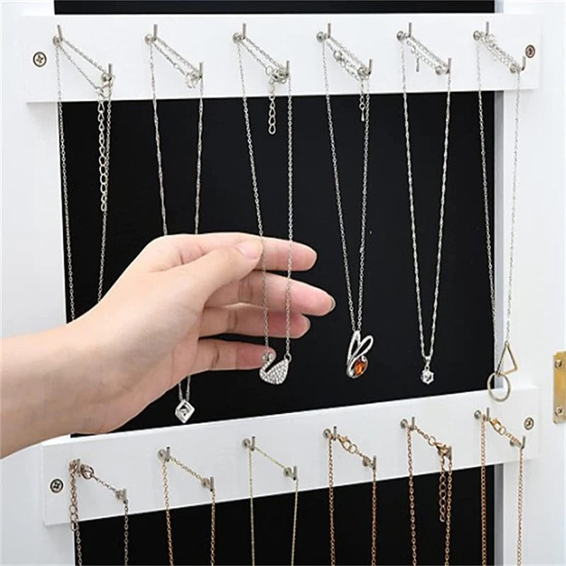 ✨ 3-in-1 Mirror with Shelf & Jewellery Organiser – Style Meets Function