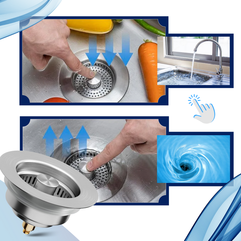Multi-Function Stainless Steel Sink Drain