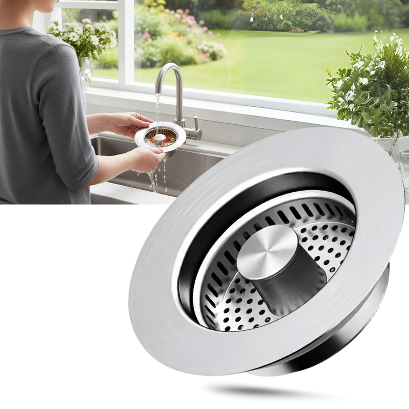 Multi-Function Stainless Steel Sink Drain