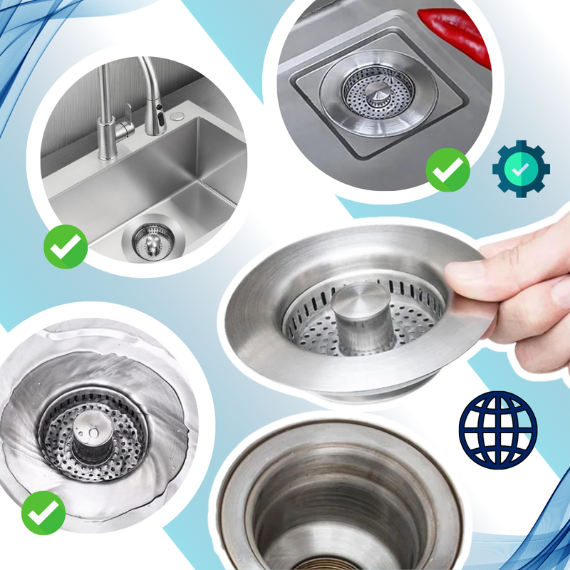 Multi-Function Stainless Steel Sink Drain