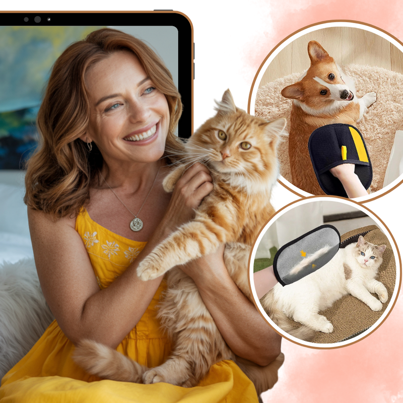 Pet Hair Remover Mitten