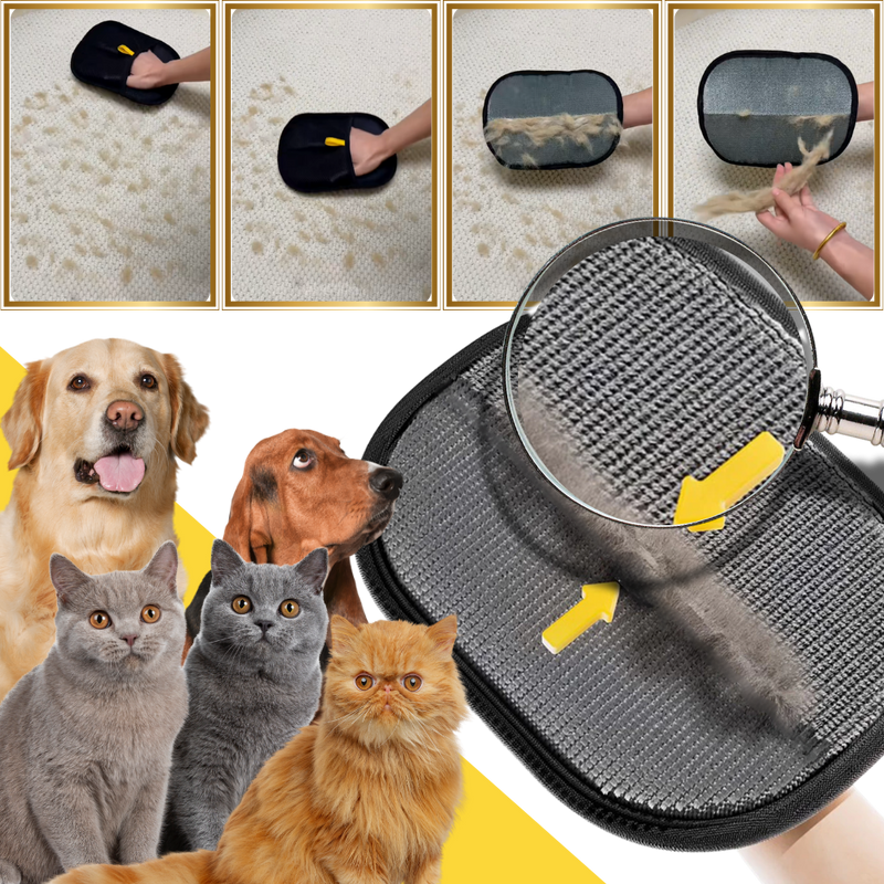 Pet Hair Remover Mitten