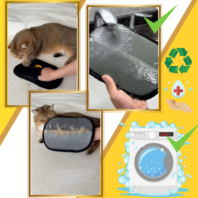 Pet Hair Remover Mitten
