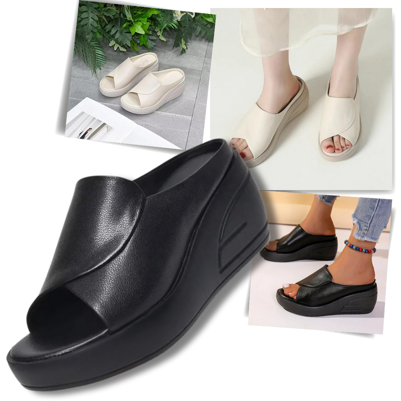 Shock Absorption Orthopedic Heeled Sandals