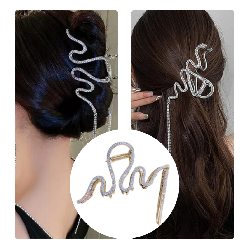 Snake Tassel Claw clip for hair