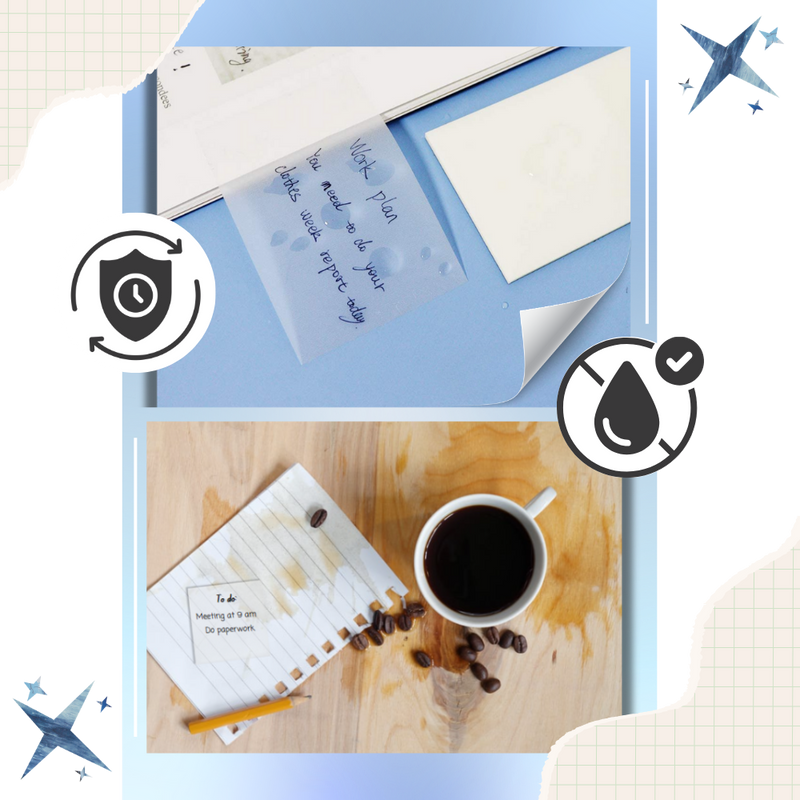 Transparent Waterproof Stickies