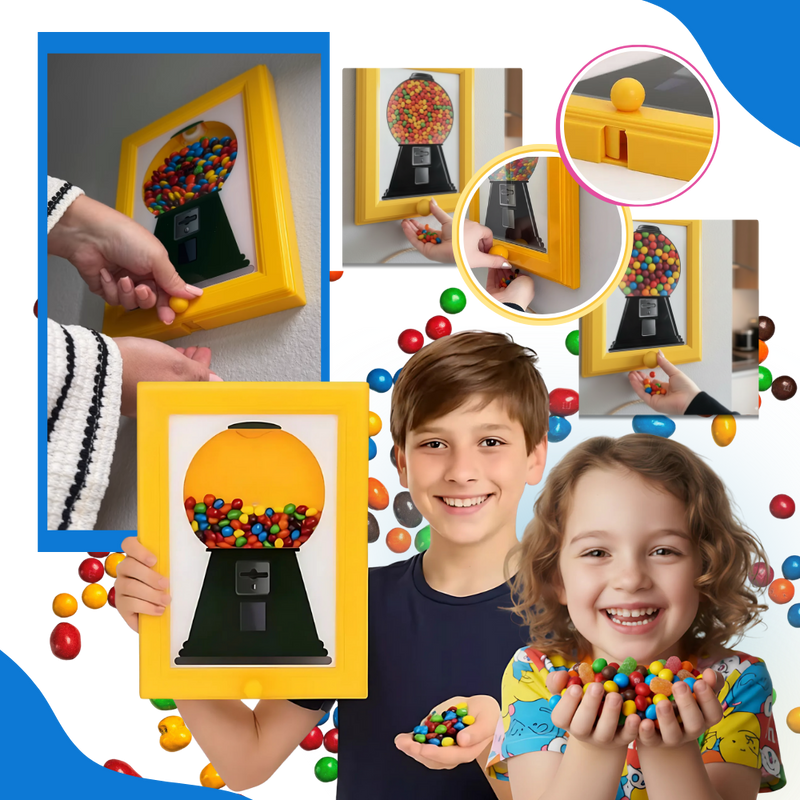 Wall-Mounted Candy Frame Dispenser